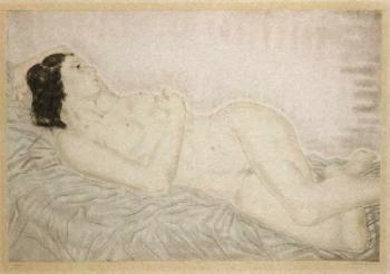 Nu etendu, planche de l'album Femmes by Leonard Tsuguharu Foujita