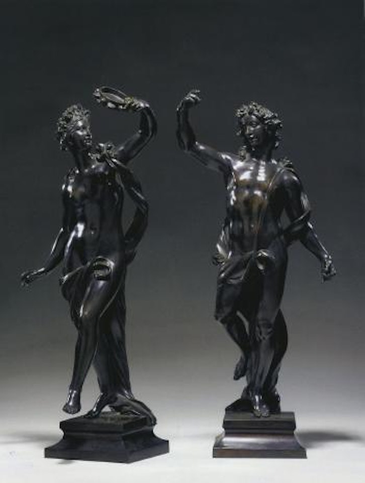 Male and female dancers by French School