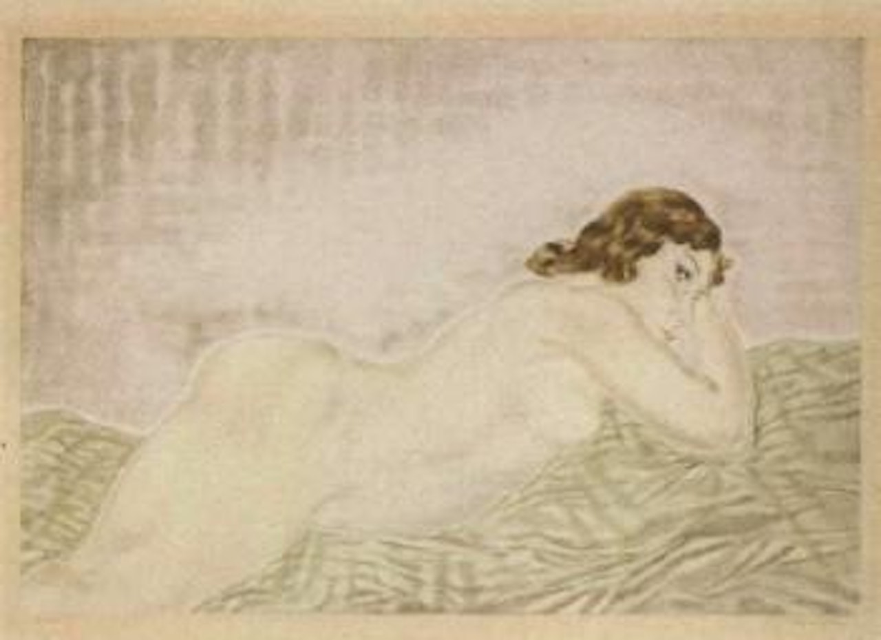 Nu allonge, planche de l'album Femmes by Leonard Tsuguharu Foujita