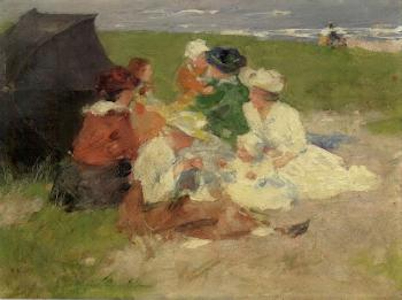 At the shore by Edward Henry Potthast