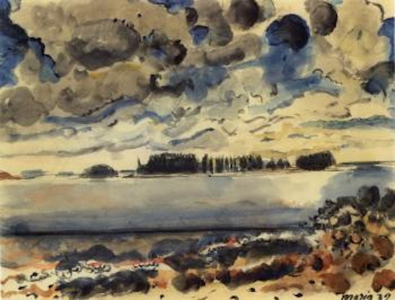 Pertaining to Cape Split, Maines by John Marin