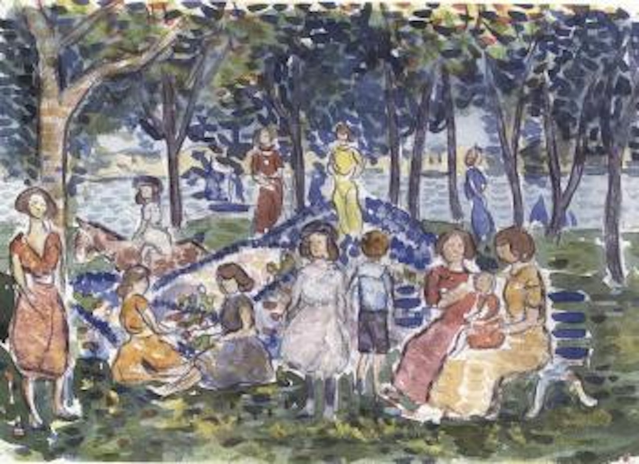 Playtime at Salem Park, Massachusetts by Maurice Prendergast