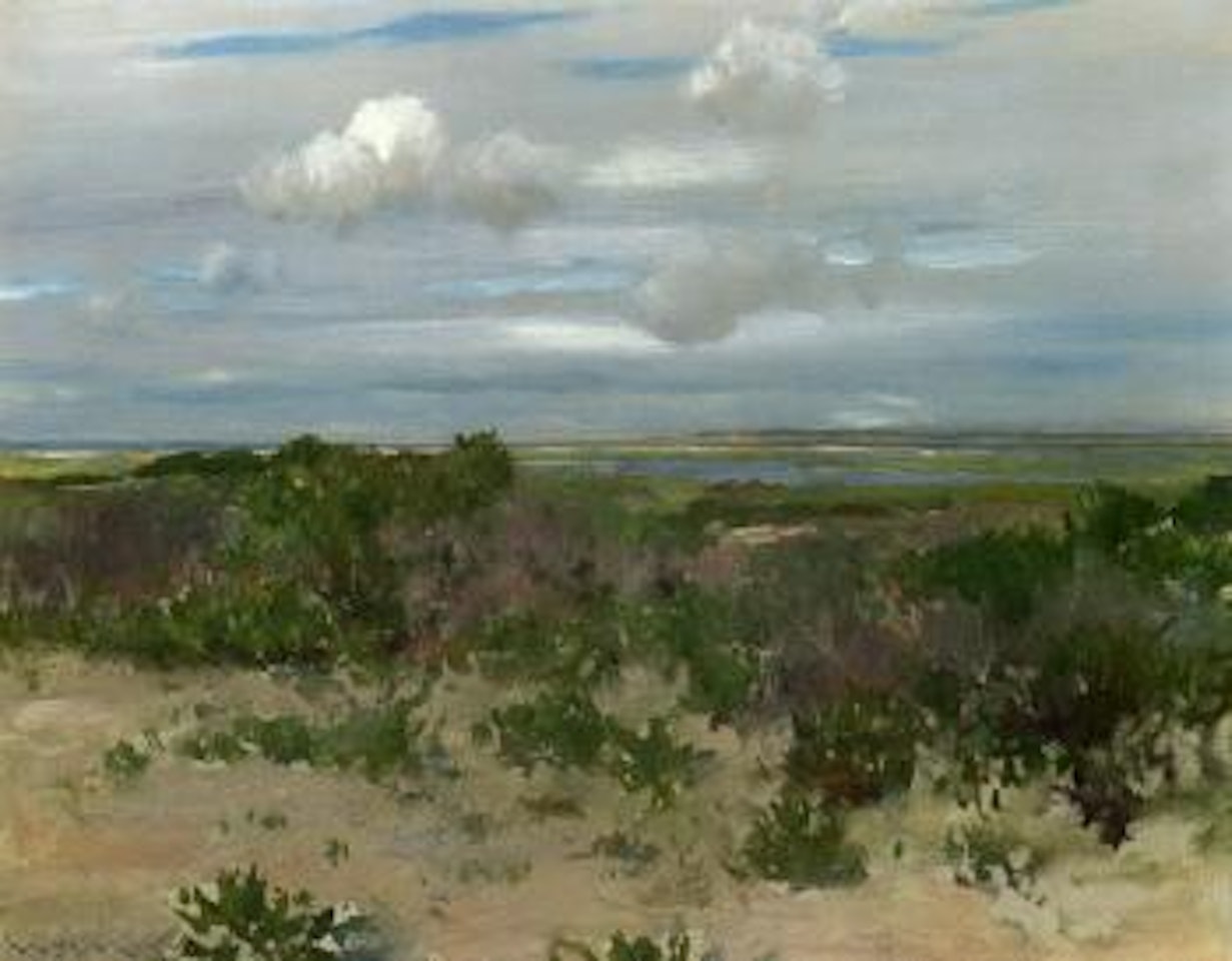 Shinnecock landscape by William Merritt Chase