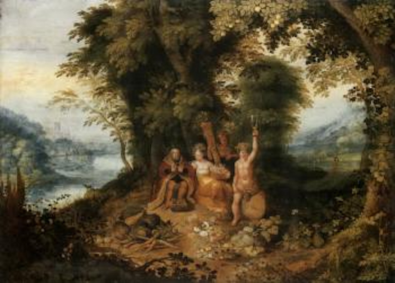 Allegory of the four seasons by Frans Francken by Abraham Govaerts
