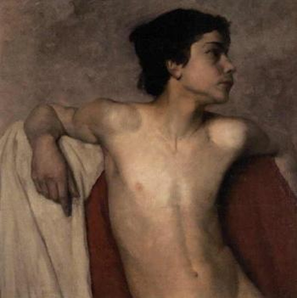 Study of a boy by Gyula Tornai
