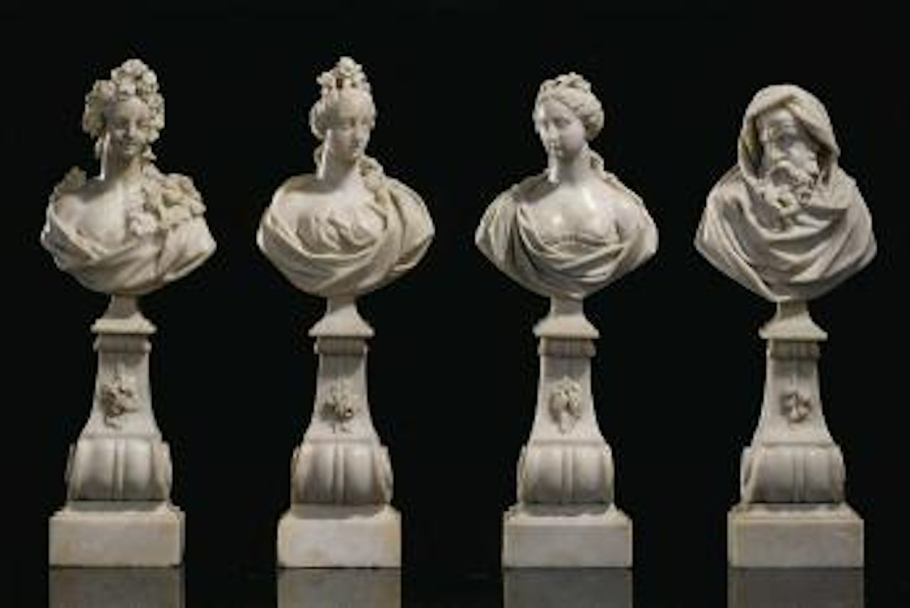 Bust repesenting the seasons by French School