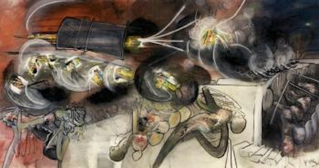 Sin titulo - Untitled by Roberto Matta