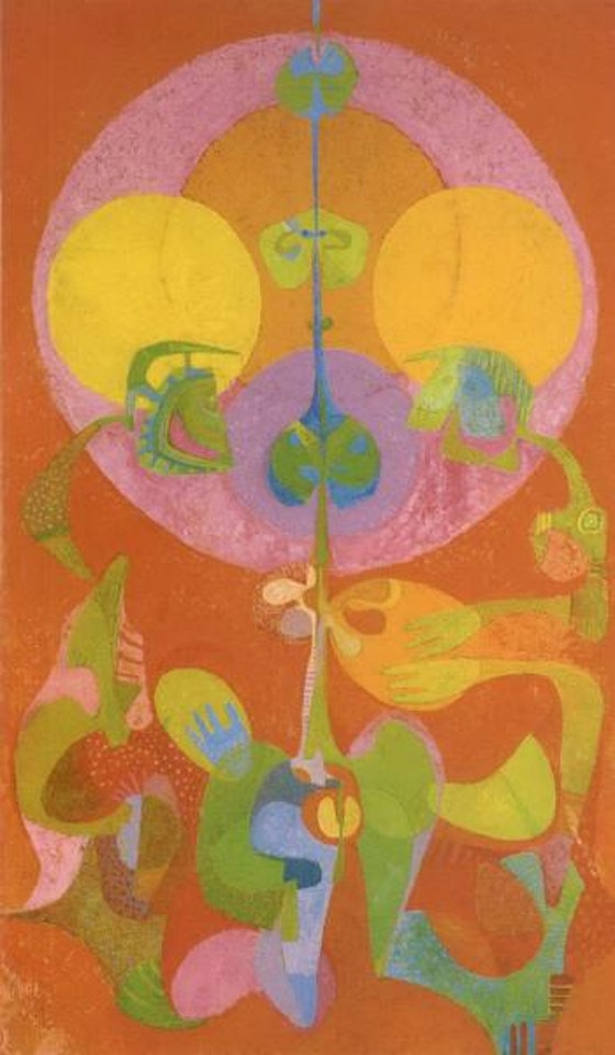 Femmes papillons - Butterfly women by Pedro Coronel