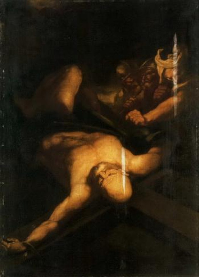 Crucifixion of Saint Peter by Neapolitan School