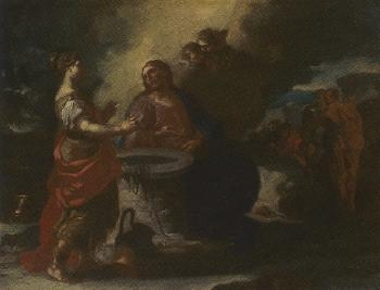 Christ and the woman of Samria by Francesco Solimena