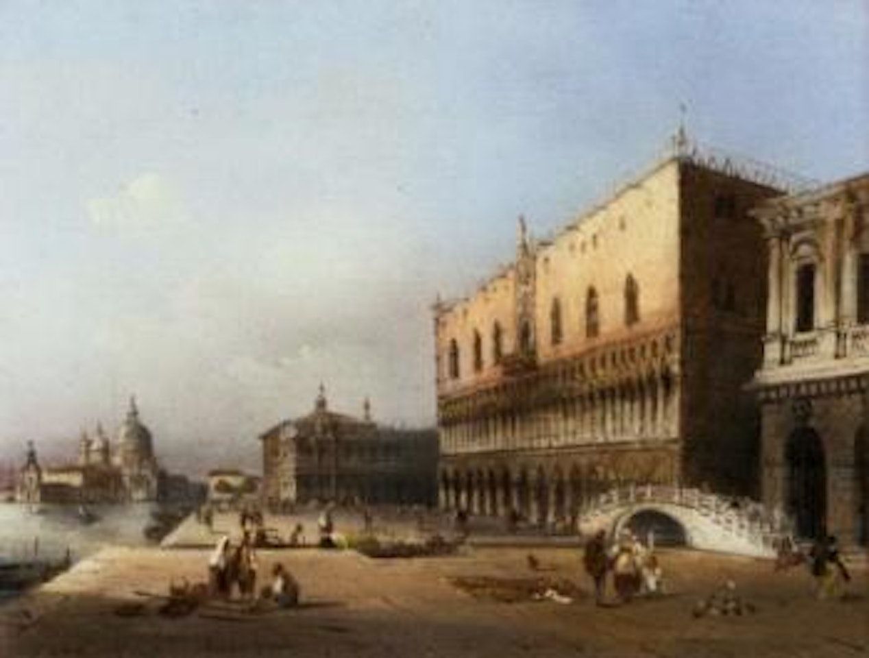 St Marks's Square. St Mark's Square with Doge's Palace by Carlo Grubacs