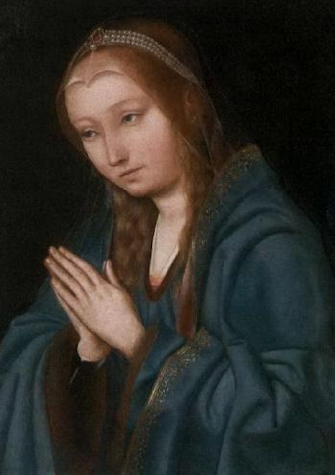 Virgin at prayer by Quinten Metsys