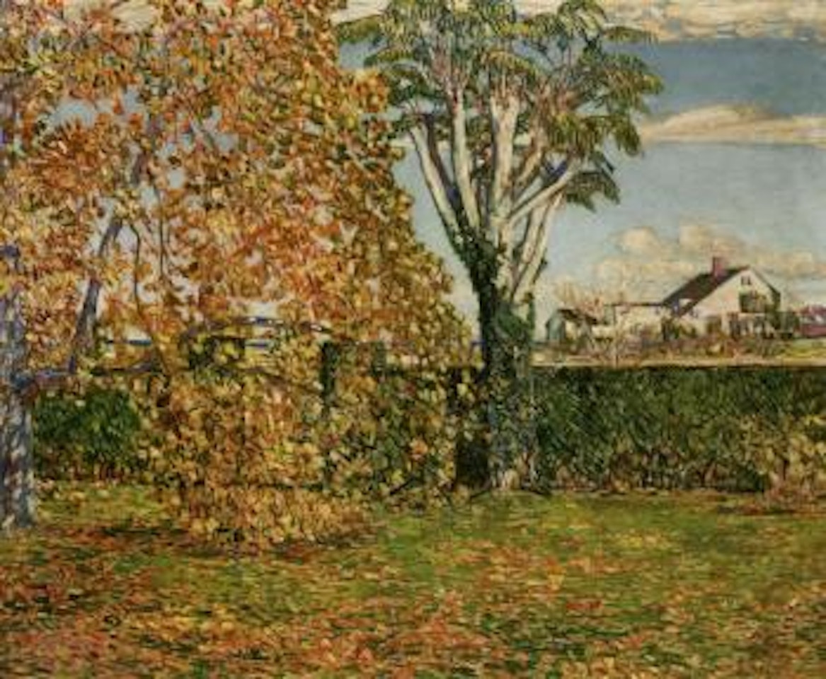 Autumn landscape East Hampton by Childe Hassam