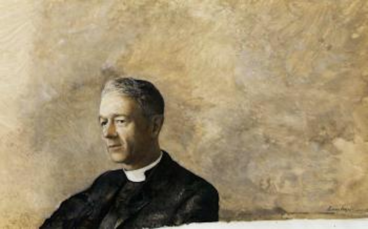 Portrait of Bishop John B Coburn by Andrew Wyeth