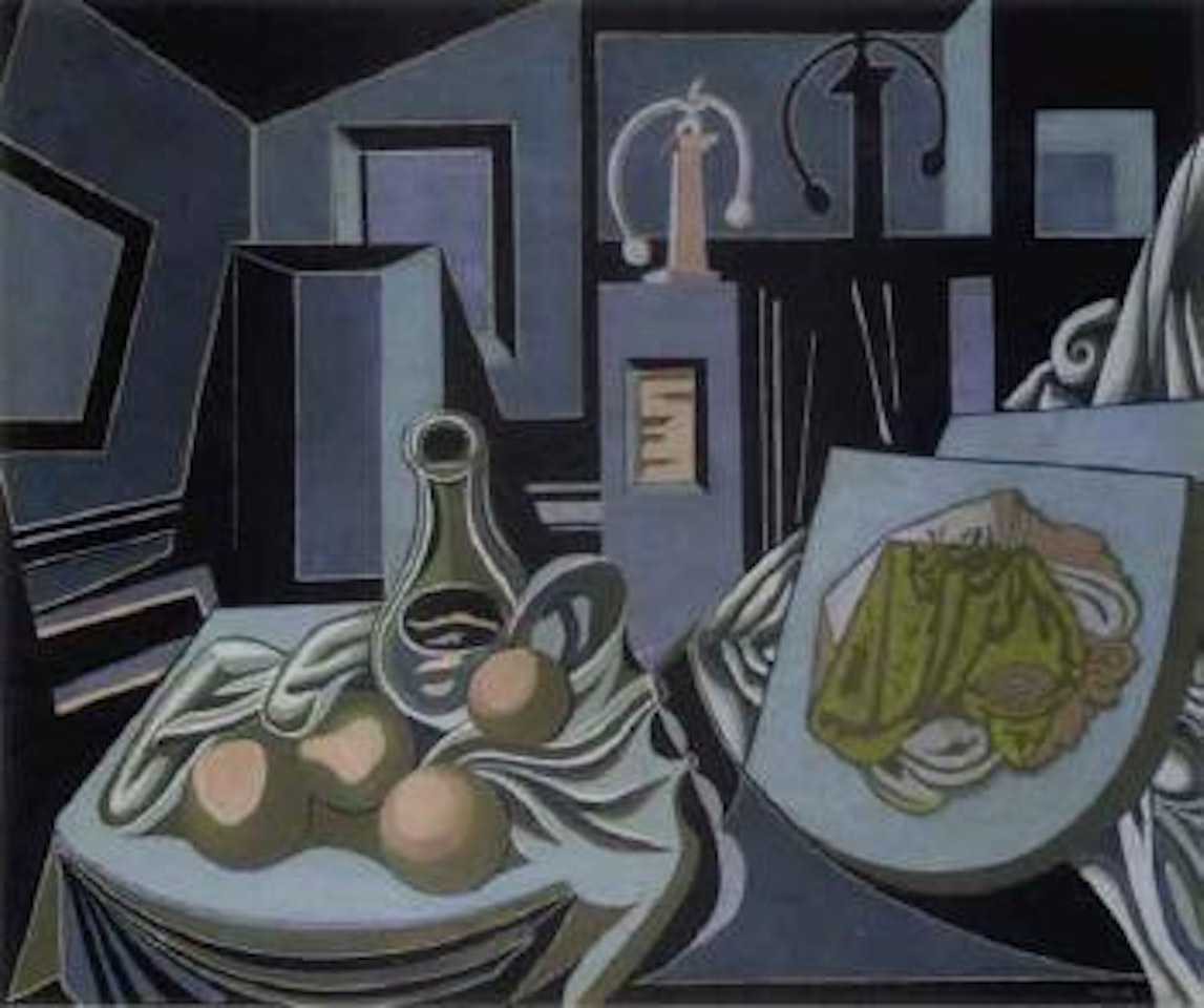 Interior with still life by Nicolas Ghika