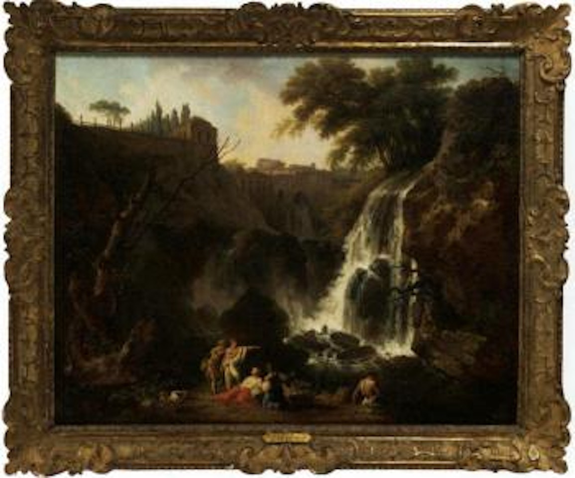 Waterfalls near Tivoli by Claude Joseph Vernet