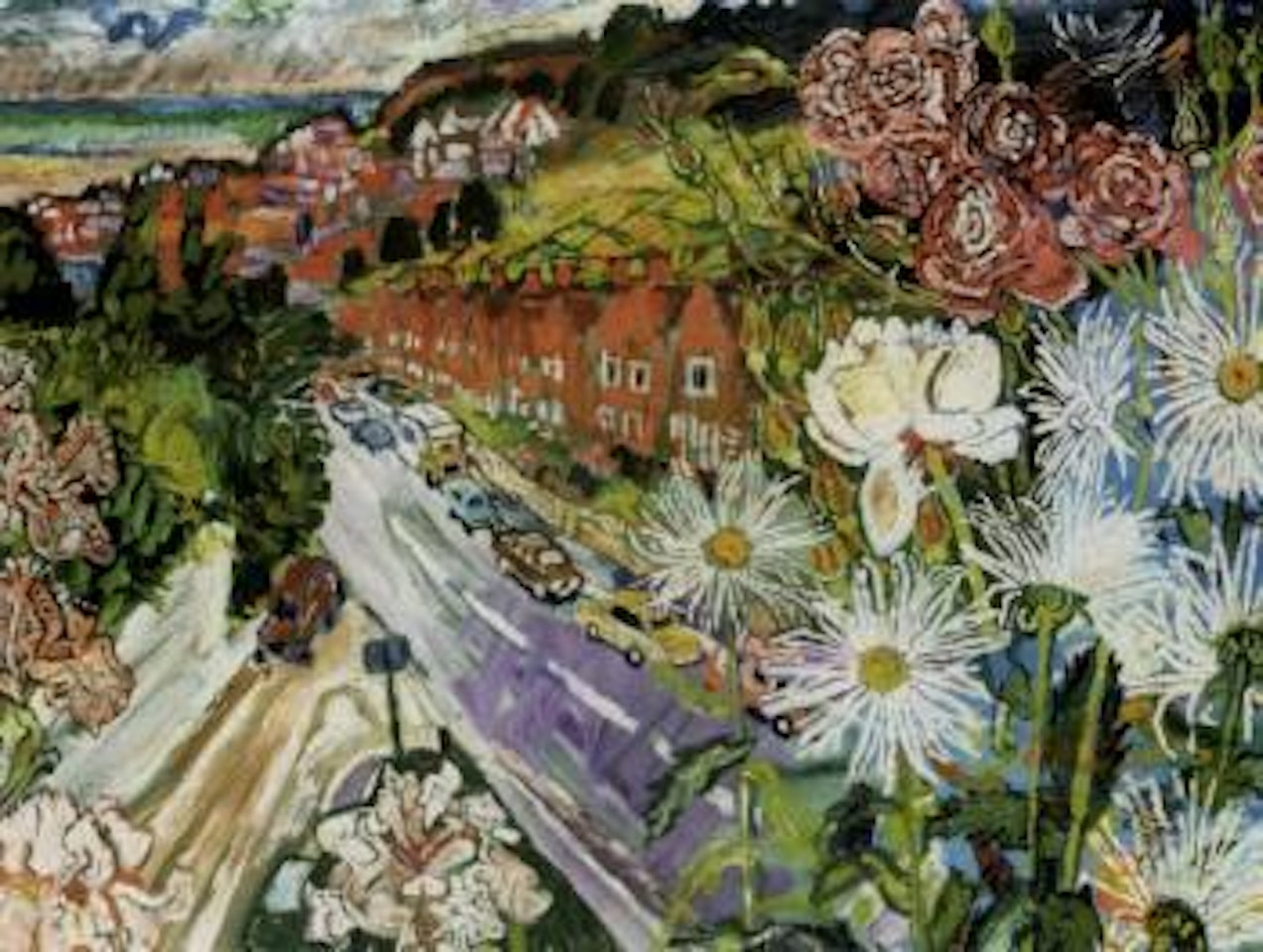 Red arrows voer Hastings by John Bratby