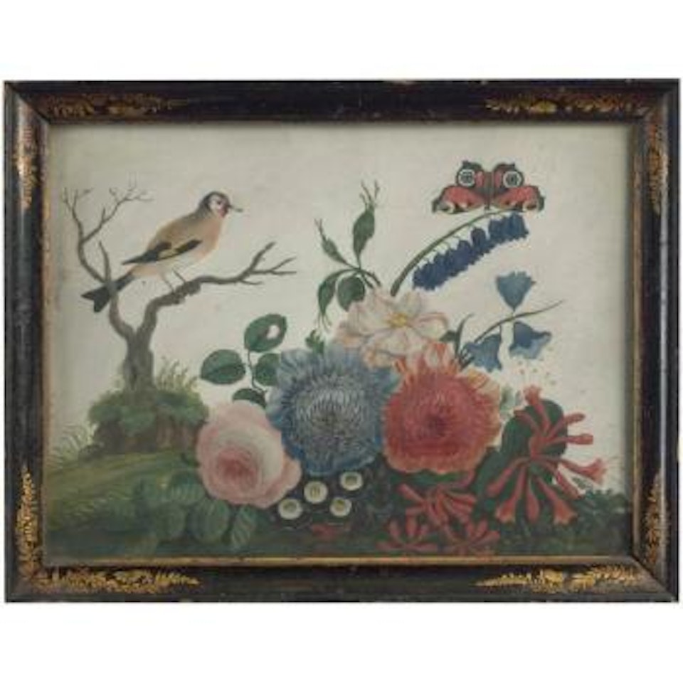 Bird and flower by Samuel Dixon