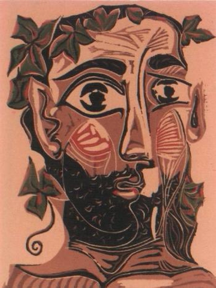 Bearded man by Pablo Picasso