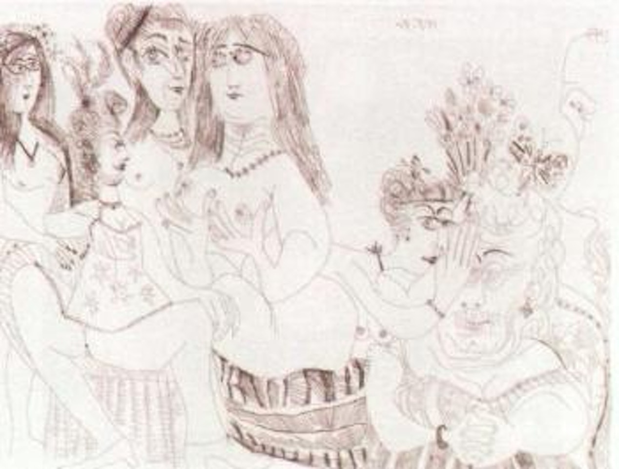 Fete de la patronne by Pablo Picasso