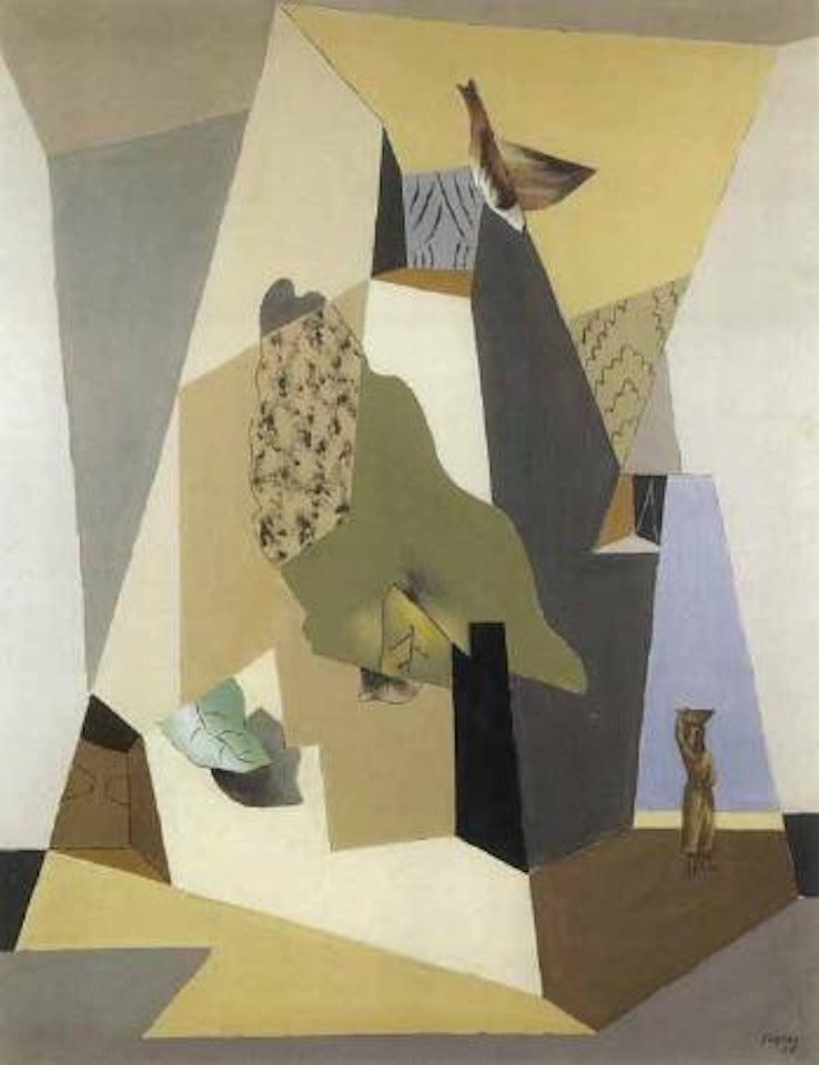 Paysage a la porteuse by Leopold Survage