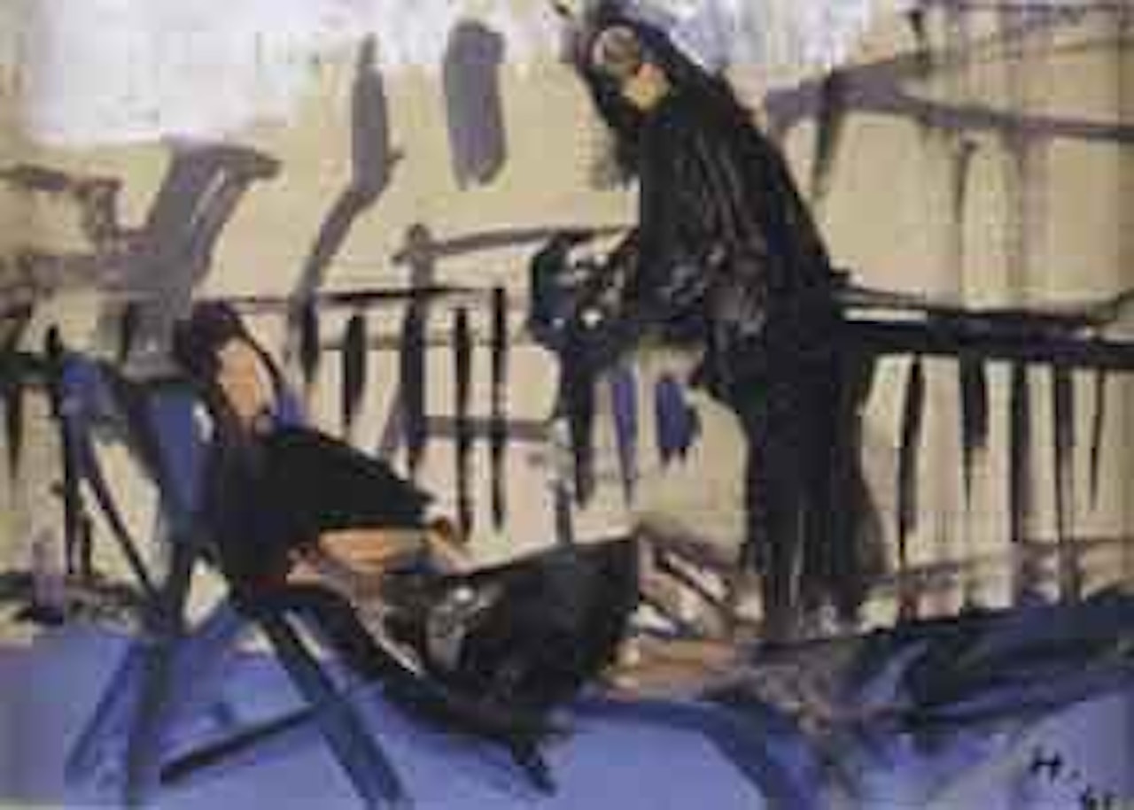 Sur la terrasse by Jean Hélion