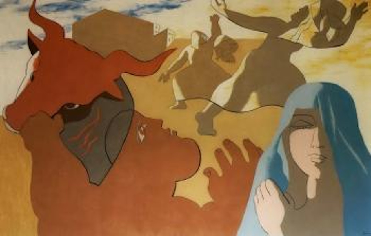 Taureau echappe by Leopold Survage