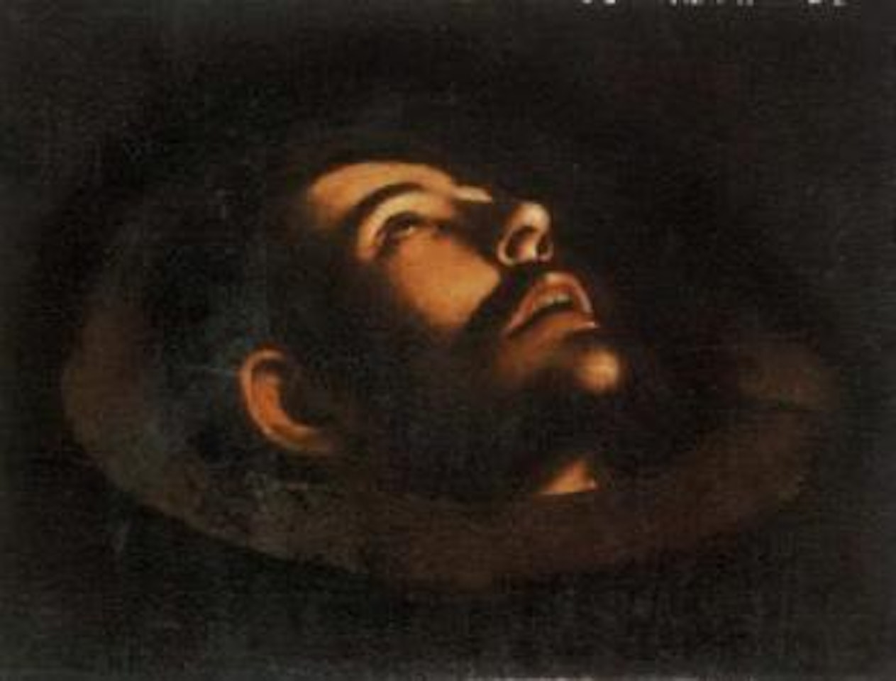 Head of Saint John the Baptist by Caravaggio
