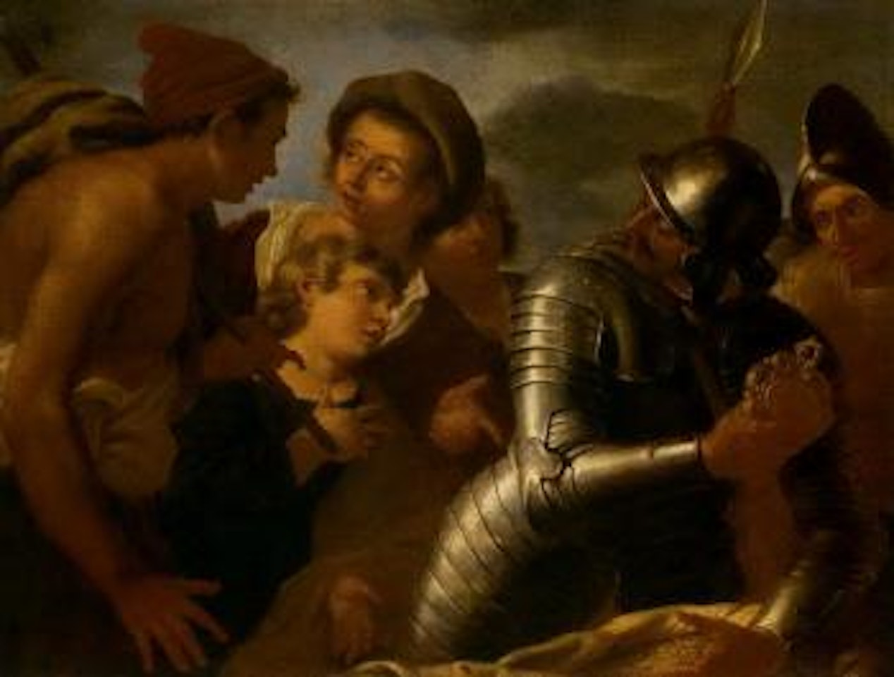 Discovery of the cup in Benjamin's sack by Venetian School
