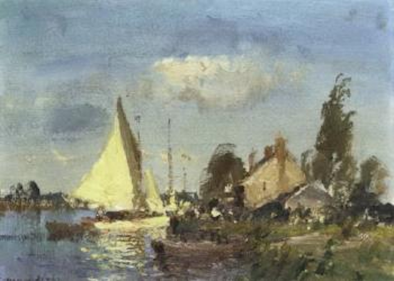 Norfolk river by Edward Seago