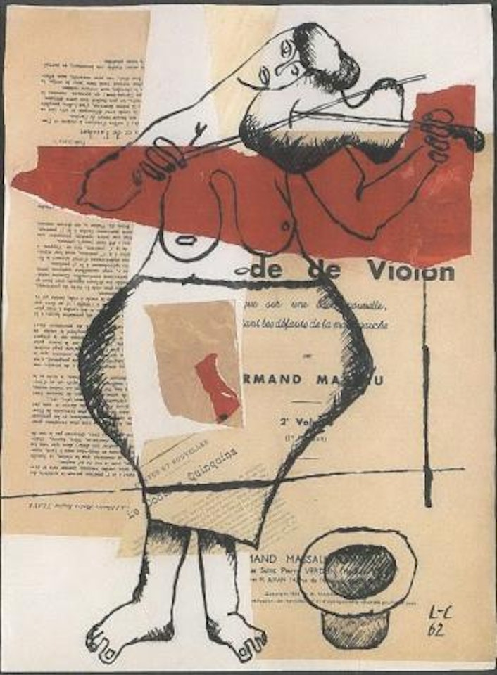 Femme avec violon by Le Corbusier