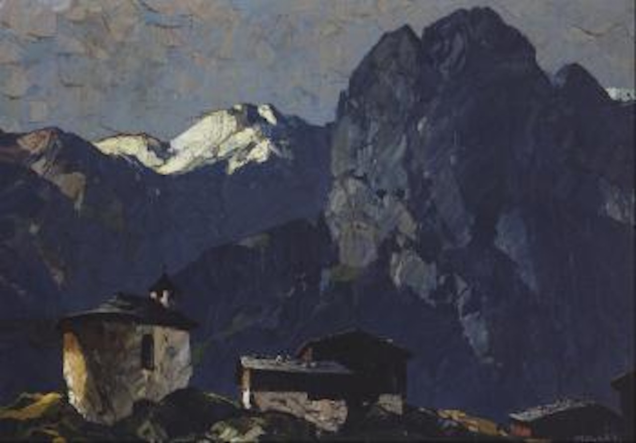 Mountain village by Oskar Mulley