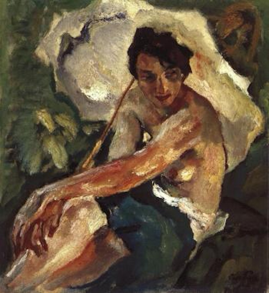 Evening sun, Adelheid by Leo Putz