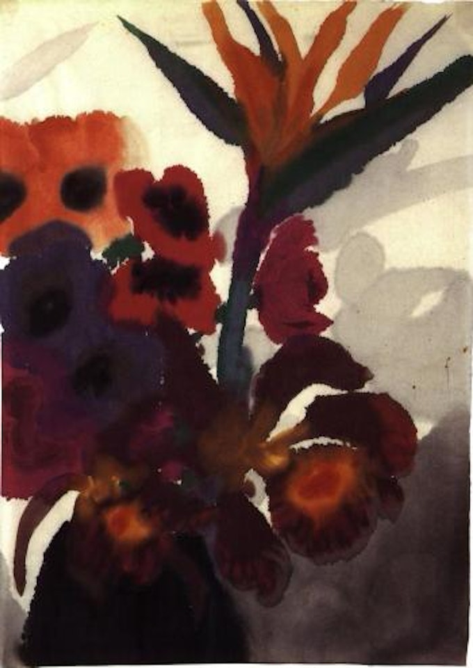 Anenomes and other flowers by Emil Nolde