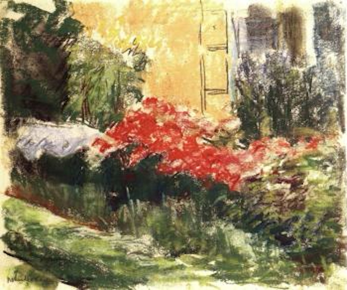 Artist's garden by Wannsee by Max Liebermann