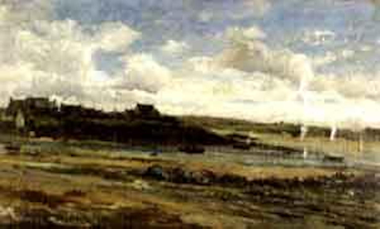 Beach at low tide by Jean Baptiste Olive