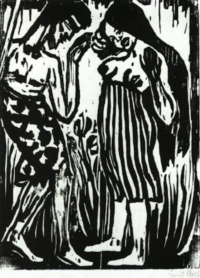 Flirtation by Emil Nolde