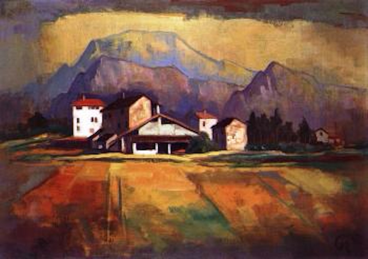 Tessin landscape by Karl Hofer