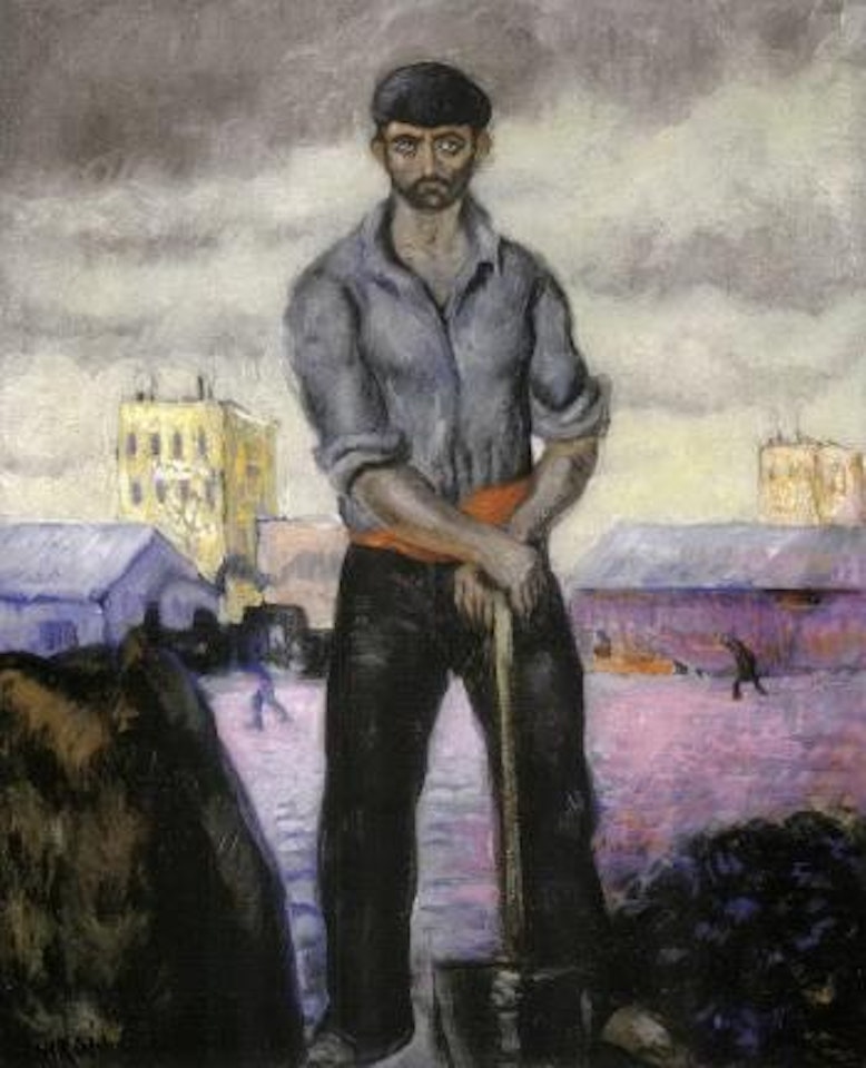 Carbonero de puerto - Harbour coal merchant by Valentín Thibon de Libian