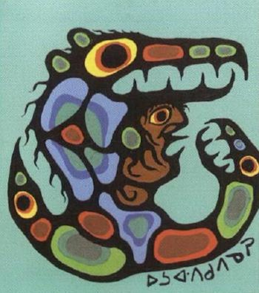 Animal totem by Norval Morrisseau