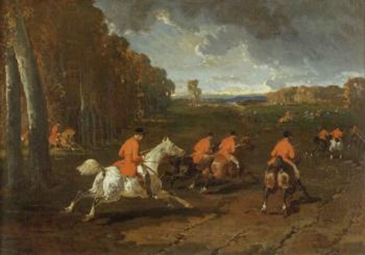 Coming out of the forest by Alfred de Dreux