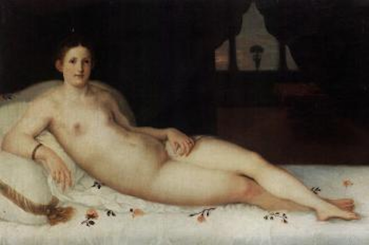 Reclining Venus by Venetian School