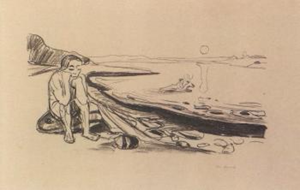 Alpha and Omega by Edvard Munch