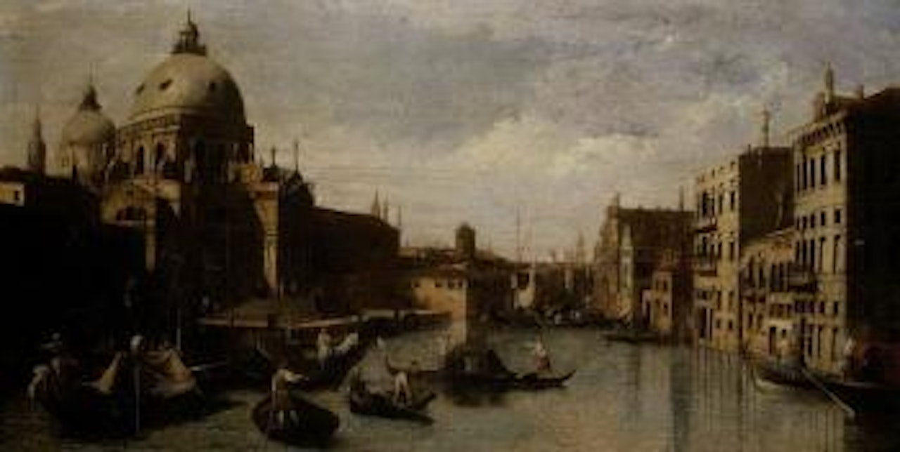Venice, a view of the entrance of the Grand Canal by Canaletto