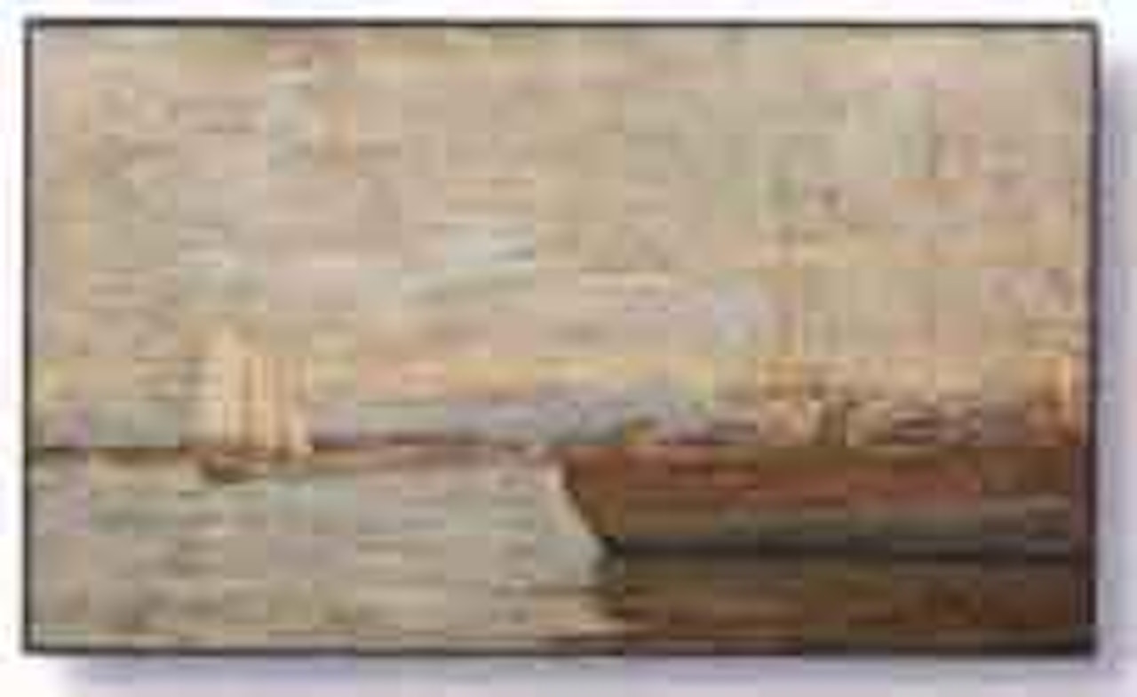 San Pedro Harbour by Granville Redmond