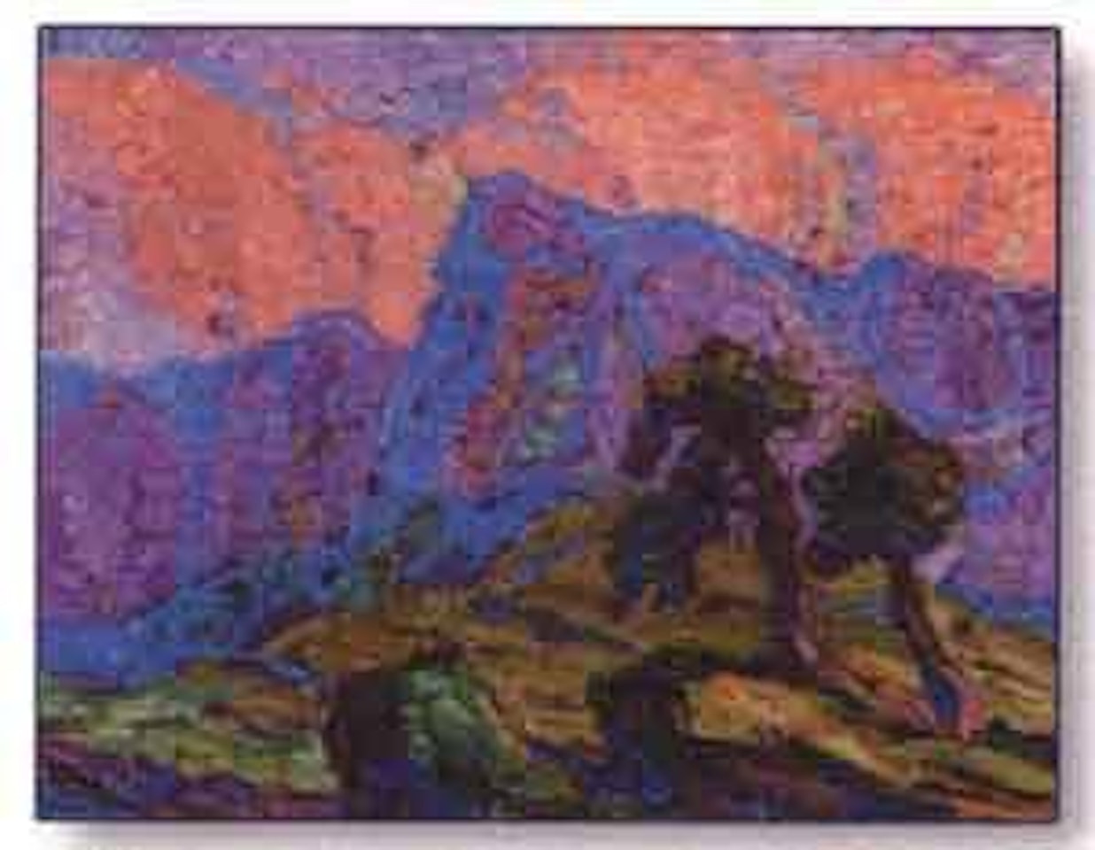 Twilight in the mountains, Estes Park, Colorado by Birger Sandzen