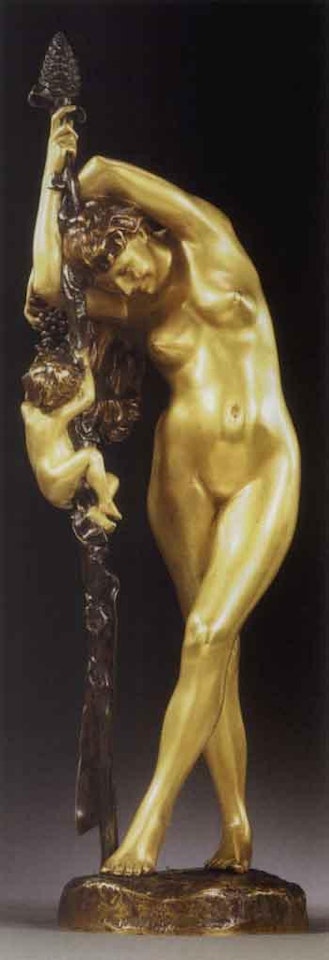 Bacchante with a child by Jean Léon Gérome