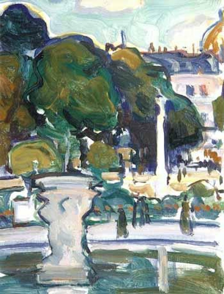 Luxembourg Gardens, Paris by Samuel John Peploe