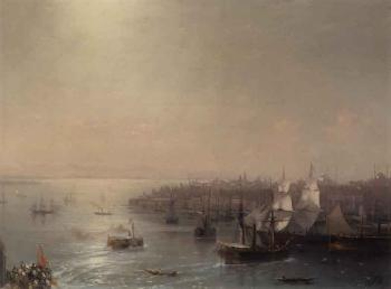 Arrival of the Russian Ship in Constantinople by Ivan Konstantinovich Aivazovsky