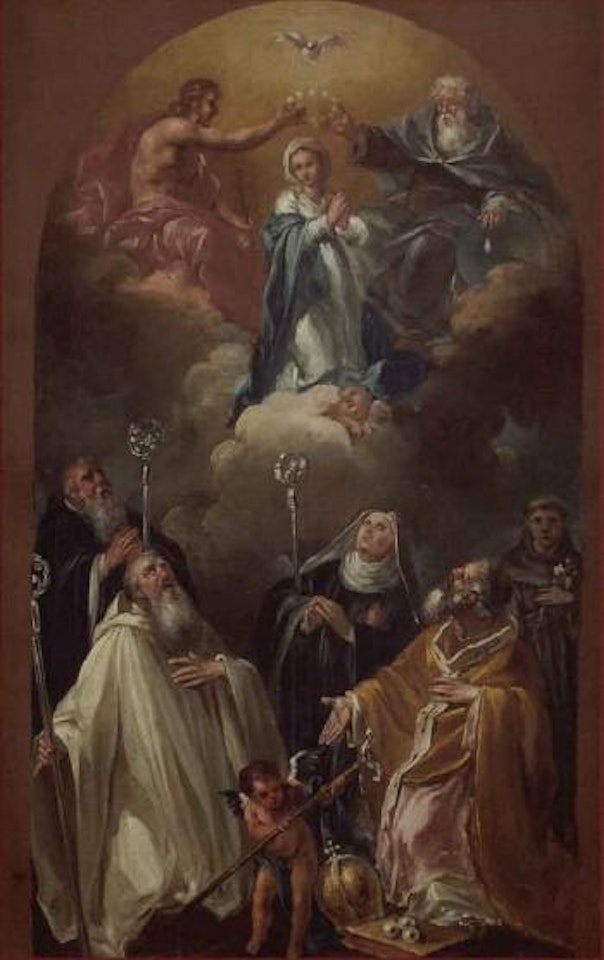 Coronation of the Virgin by Circle of Luca Giordano